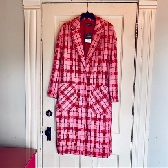 tartan jacket topshop